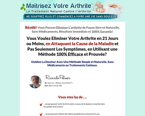 Maitrisez Votre Arthrite. Arthritis Treatment French Version. &#8211; uBetMobile.com