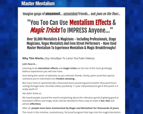 Master Mentalism &#038; Magic Tricks! Huge Avg $$ Per Sale + Recurring $$! &#8211; uBetMobile.com