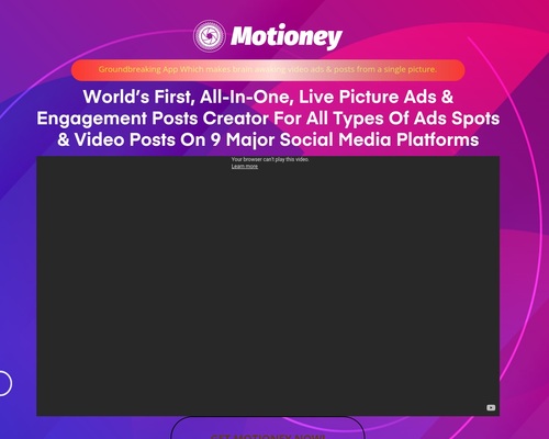 Motioney &#8211; #1 Picture to Video creator &#8211; uBetMobile.com