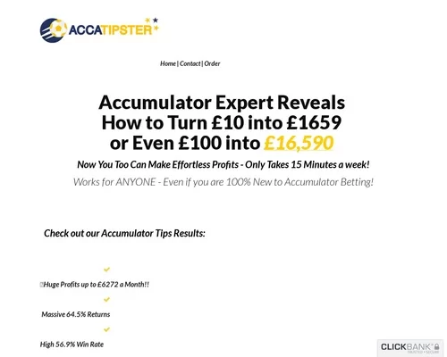 NEW! AccaTipster &#8211; This Year&#8217;s Hottest Accumulator Offer! &#8211; uBetMobile.com