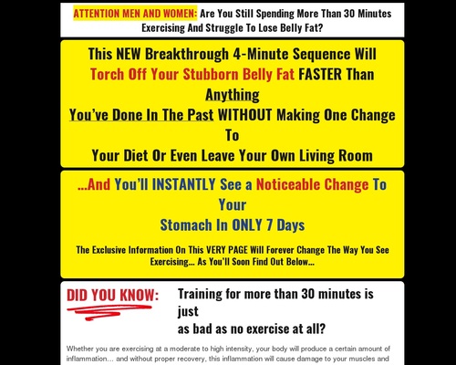 New 4-Minute Fighter Abs &#8211; HIGHEST Converting Ab Offer On The Internet &#8211; uBetMobile.com