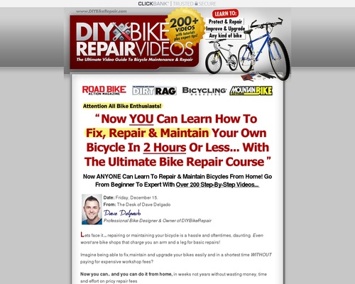 Newly Updated! DIY Bike Repair Course &#8211; Red Hot Conversions! &#8211; uBetMobile.com