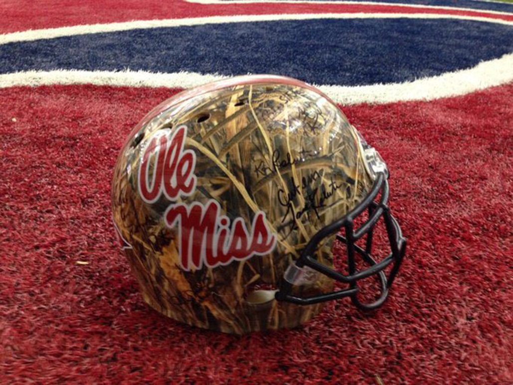 , Ole Miss out on Football Announces Icy Realtree Camo Helmets, They Go Nuts &#8211; uBetMobile.com