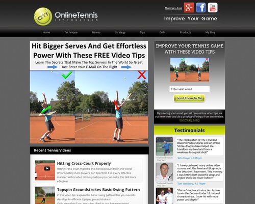 Online Tennis Instruction &#8211; uBetMobile.com