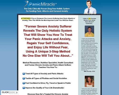 Panic Miracle &#8482;: Top Panic Attacks &#038; Anxiety Offer on Clickbank! &#8211; uBetMobile.com