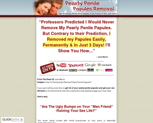 Pearly Penile Papules Removal &#8211; Brand New Market ~ HOT &#8211; uBetMobile.com