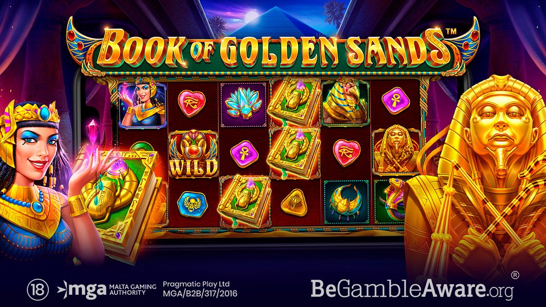 , Pragmatic Play releases new Egyptian-themed slot Book of Golden Sands &#8211; uBetMobile.com