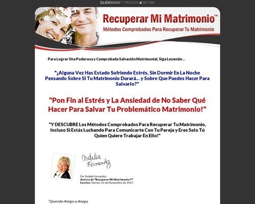 Recuperar Mi Matrimonio. Sin Opt-In &#8211; uBetMobile.com