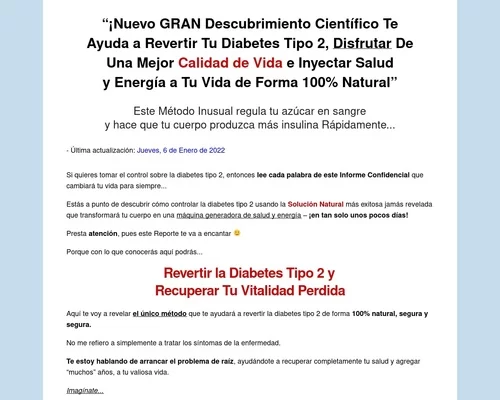 Revertir La Diabetes Tipo 2 &#8211; Grandes Ventas &#8211; uBetMobile.com