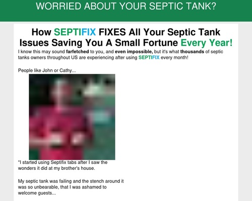 SEPTIFIX &#8211; The #1 Septic Tank Treatment in US &#8211; Huge Niche &#038; $$$! &#8211; uBetMobile.com