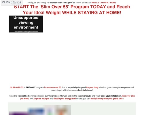 SLIM OVER 55 &#8211; Home Workouts For Women Over 55 Make Us 1K/Day on FB &#8211; uBetMobile.com