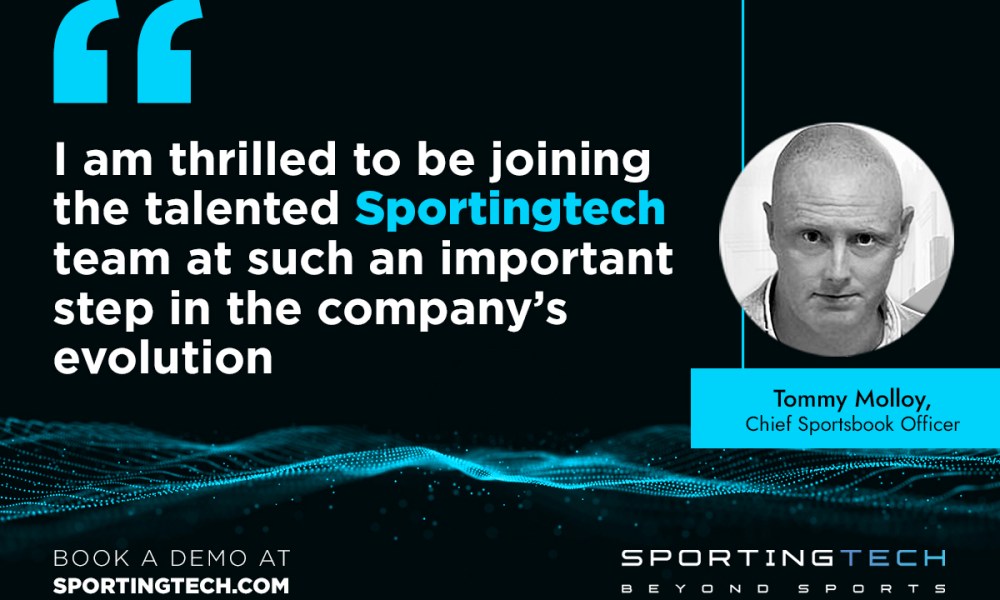 , Sportingtech appoints Tommy Molloy as Chief Sportsbook Officer – European Gaming Industry News &#8211; uBetMobile.com