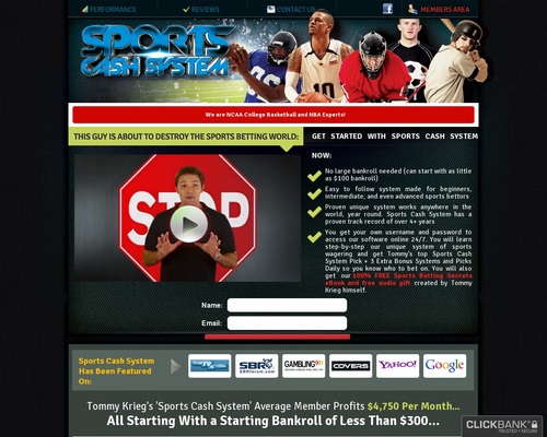 Sports Cash System &#8211; Sick Recurring Conversions &#8211; uBetMobile.com