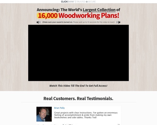 TedsWoodworking &#8211; Highest Converting Woodworking Site On The Internet! &#8211; uBetMobile.com