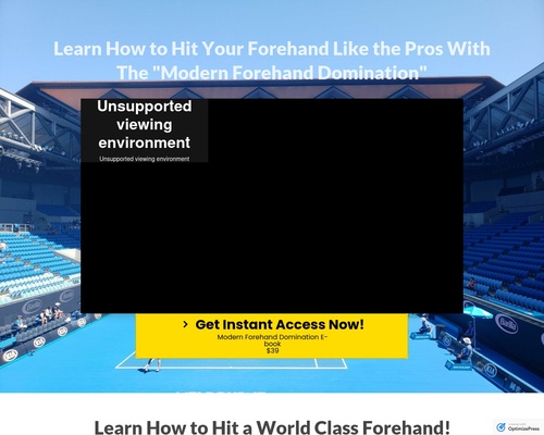 Tennis Forehand Domination Ebook &#8211; uBetMobile.com