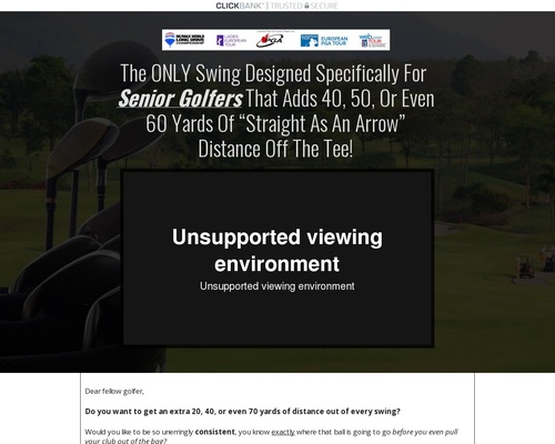 The Best Converting Golf Offer on CB &#8211; Proven On Cold Traffic! &#8211; uBetMobile.com