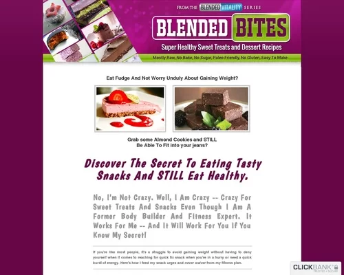 The Blended Bites Healthy Snack And Dessert Recipe Collection &#8211; uBetMobile.com