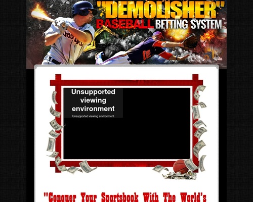 The Demolisher Sports Betting System By Author Of The #1 System &#8211; uBetMobile.com