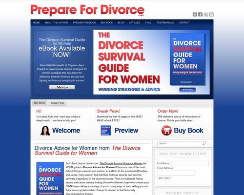 &#8220;The Divorce Survival Guide for Women&#8221; &#8211; Brand New Product! &#8211; uBetMobile.com