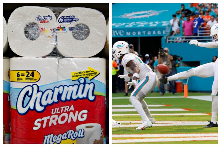 Toilet Paper Companies In Bidding War For Dolphins Butt Punt Receiver – uBetMobile.com