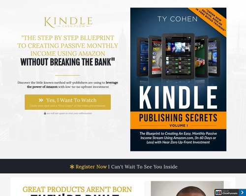 Ty Cohen&#8217;s Kindle Cash Flow &#8211; uBetMobile.com