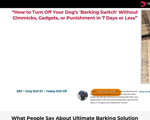 Ultimate Barking Solution &#8211; The Definite Guide to Stop Barking &#8211; uBetMobile.com