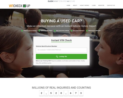 VINCHECKUP.com &#8211; Instant Vehicle History Reports &#8211; uBetMobile.com