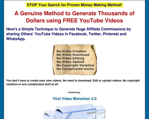 Viral Video Monetizer Affiliate Marketing System &#8211; uBetMobile.com