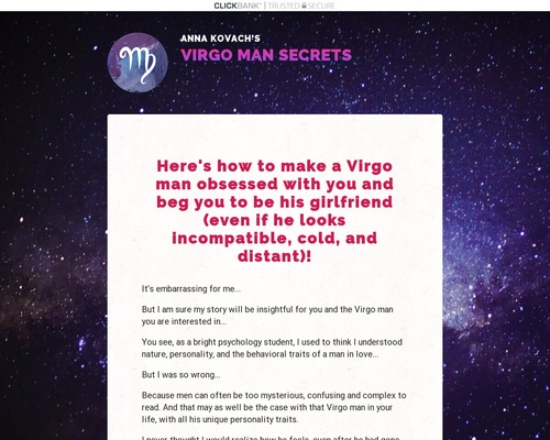 Virgo Man Secrets: Starving Crowd LOVES This Astro-Dating Offer &#8211; uBetMobile.com