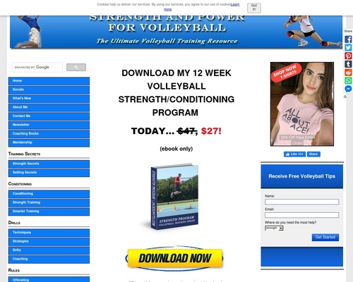 Volleyball Strength! &#8211; Strength and Conditioning the Right Way &#8211; uBetMobile.com