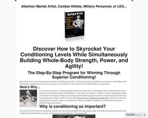 WarFit Combat Conditioning System &#8211; uBetMobile.com