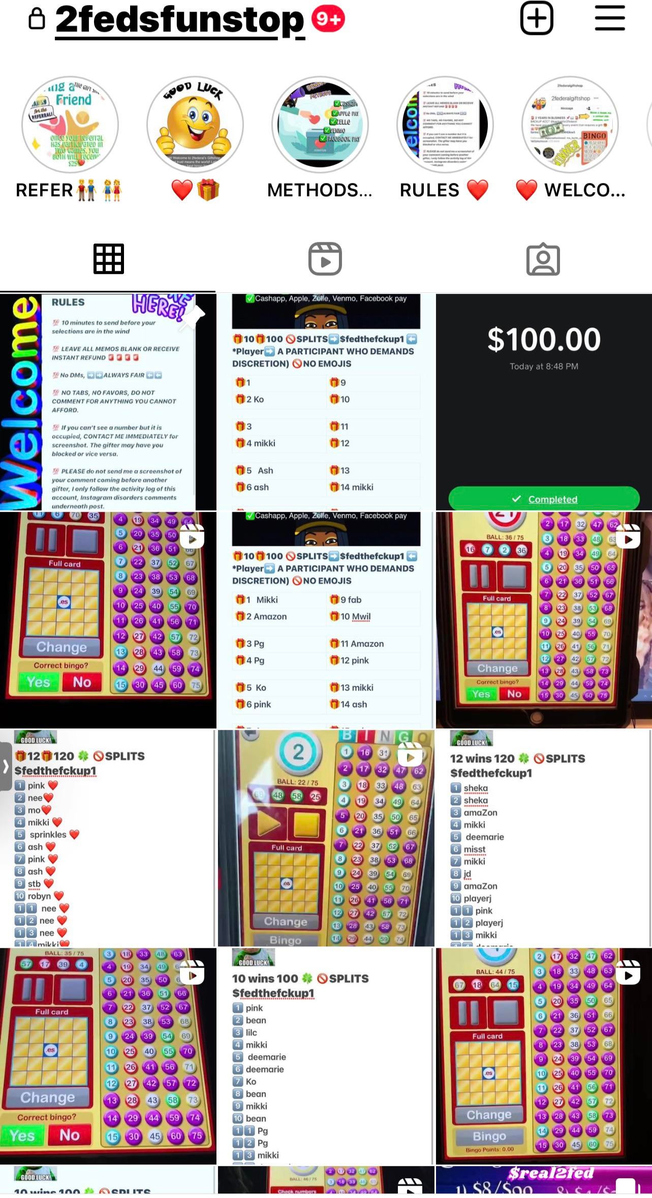 , Win bingo right from home. Instagram @2fedsfunstop .Bring a friend for cash referral bonuses : gambling &#8211; uBetMobile.com