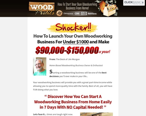 WoodProfits &#8211; $80 Per Sale &#8211; New Copy Doubles Conversions! &#8211; uBetMobile.com