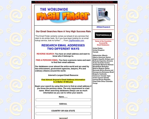 Worldwide Email Address Finder. &#8211; uBetMobile.com