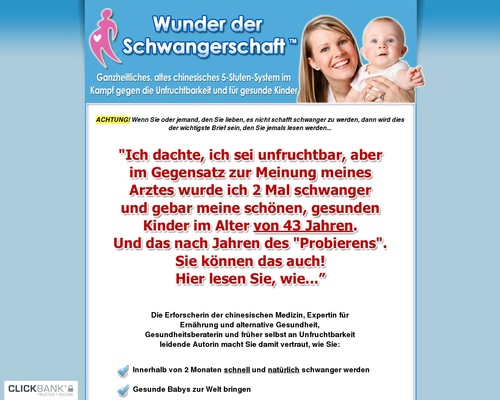 Wunder der Schwangerschaft (TM) : Pregnancy Miracle(TM) In German! &#8211; uBetMobile.com