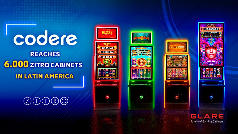 , Zitro celebrates 6,000+ gaming machines deployed with Codere in Latin America &#8211; uBetMobile.com