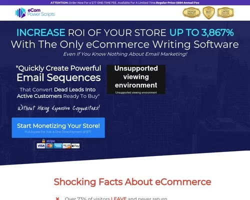 eCom Power Scripts &#8211; Monetize Your eCommerce Online Store ! &#8211; uBetMobile.com