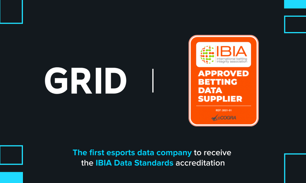 , GRID is the first esports data company to receive the IBIA Data Standards accreditation – European Gaming Industry News &#8211; uBetMobile.com