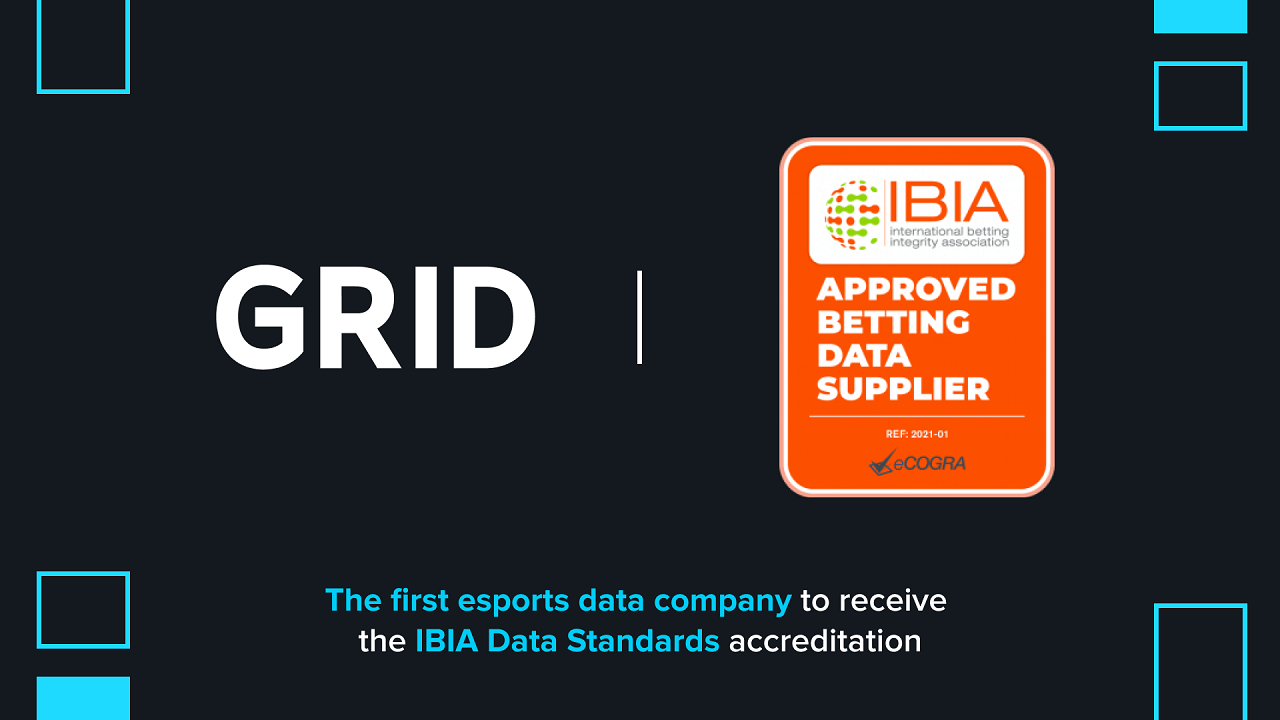 GRID is the first esports data company to receive the IBIA Data Standards accreditation – European Gaming Industry News &#8211; uBetMobile.com