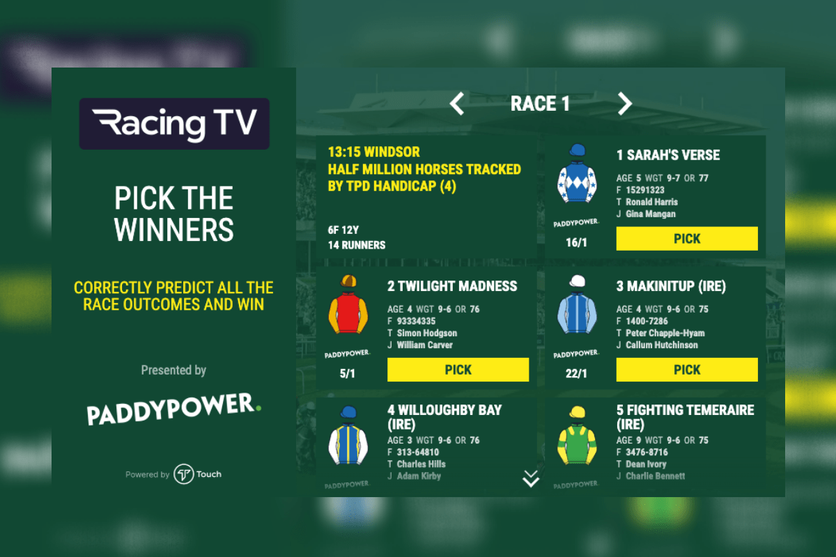 ENGAGECRAFT’S ‘PICK 5’ FAN ENGAGEMENT DELIVERS A WINNING PARTNERSHIP FOR RACECOURSE MEDIA GROUP &#038; PADDY POWER WITH MARKET LEADING RESULTS – European Gaming Industry News &#8211; uBetMobile.com