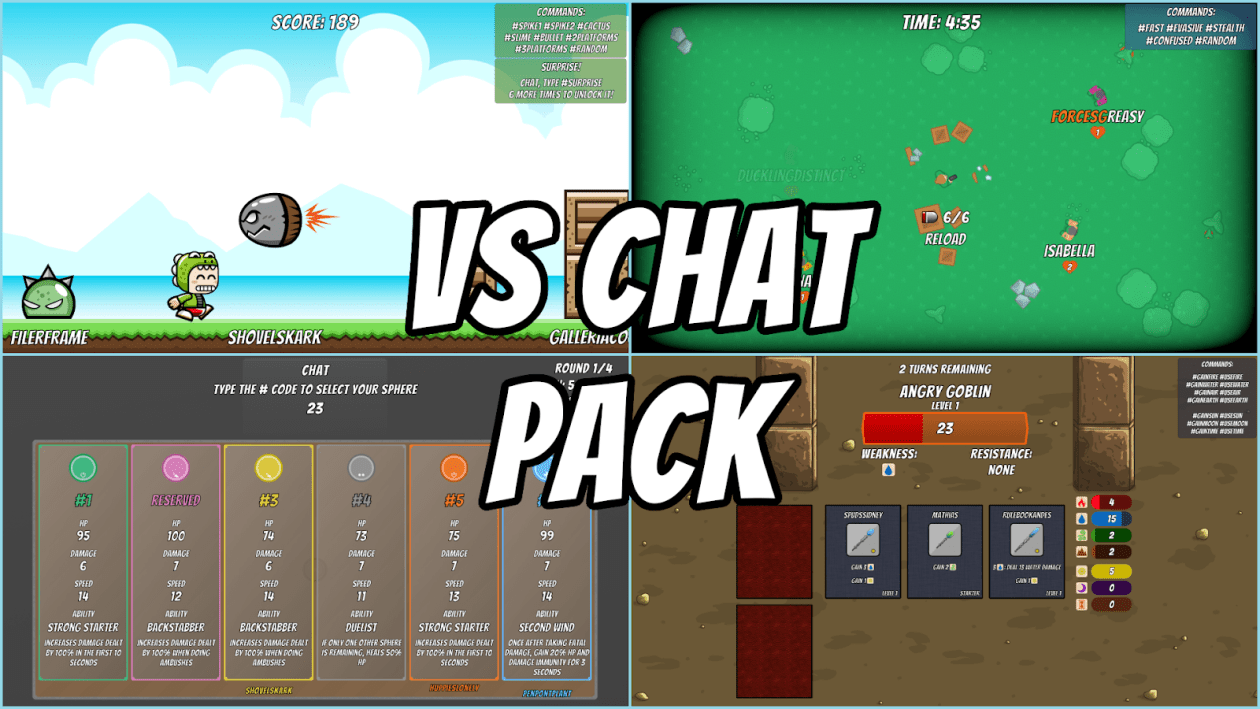 Vs Chat Pack for Twitch enthusiasts is released today! – European Gaming Industry News &#8211; uBetMobile.com