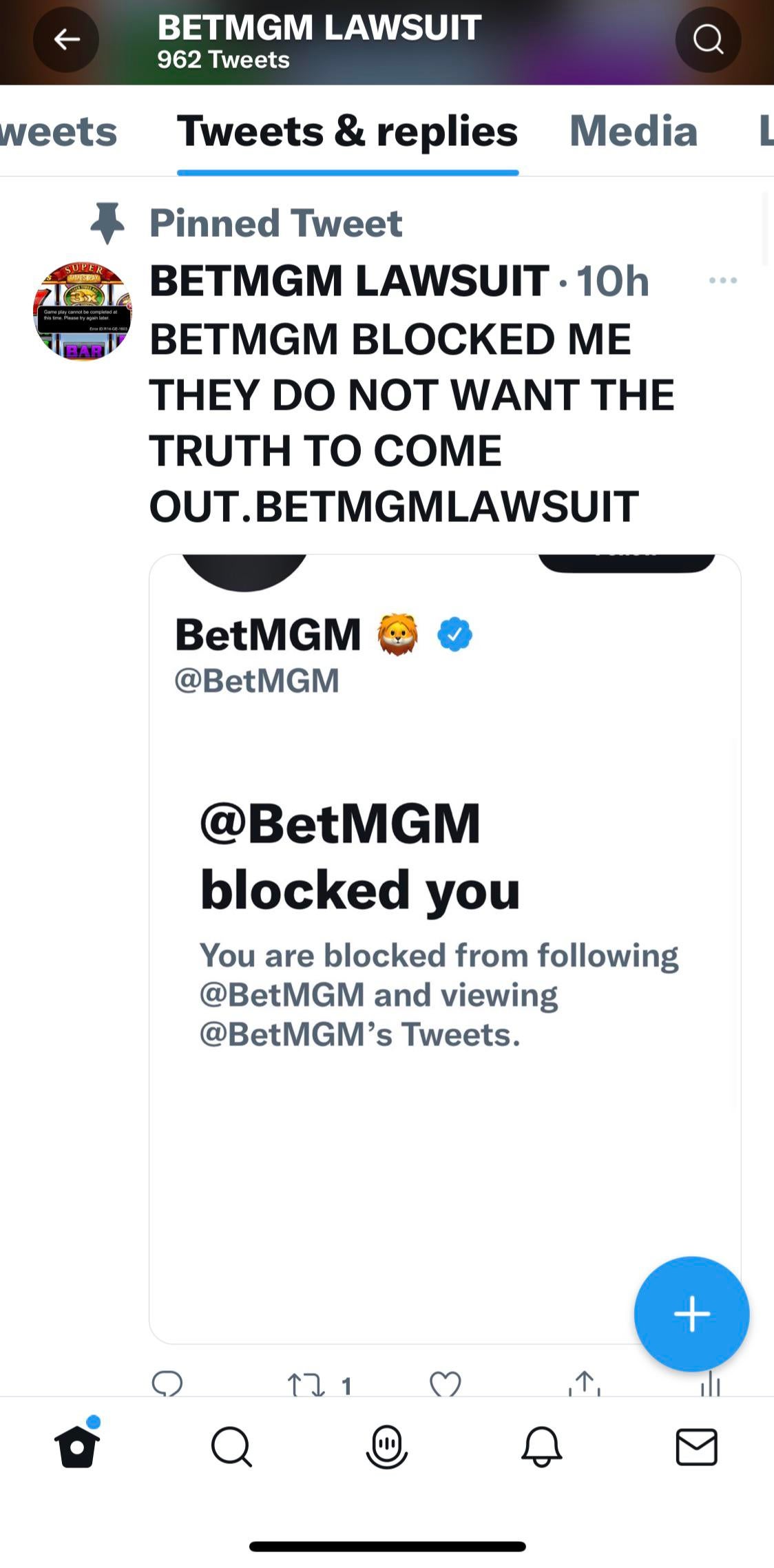 , BETMGM BLOCKED ME ON TWITTER!!! : gambling &#8211; uBetMobile.com