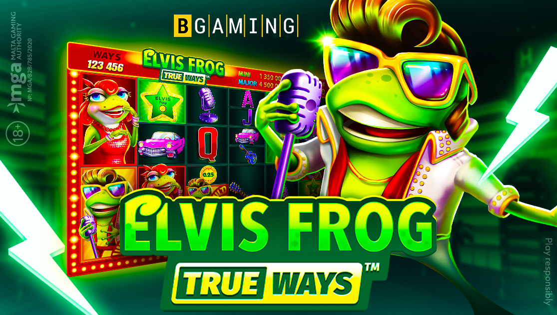 Legendary Elvis Frog by BGaming Returns in Brand New TRUEWAYS Mechanics – European Gaming Industry News &#8211; uBetMobile.com