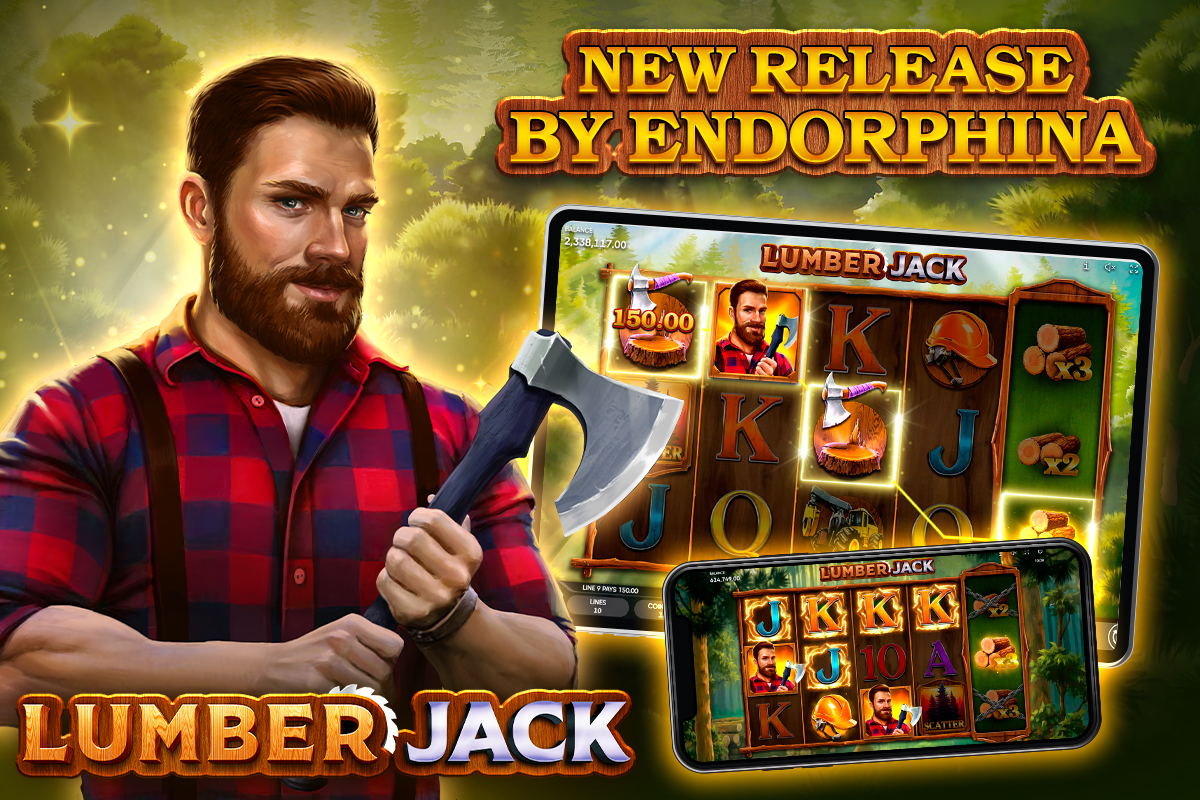 Endorphina releases its newest foresty slot, Lumber Jack! – European Gaming Industry News &#8211; uBetMobile.com