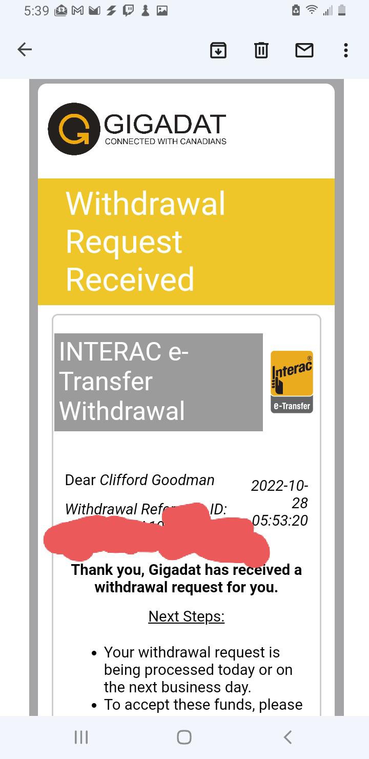 , A sign of good times ahead. Haters were giving me a hard time but I turned ten bucks into 174 cad and 57 in btc. : gambling &#8211; uBetMobile.com