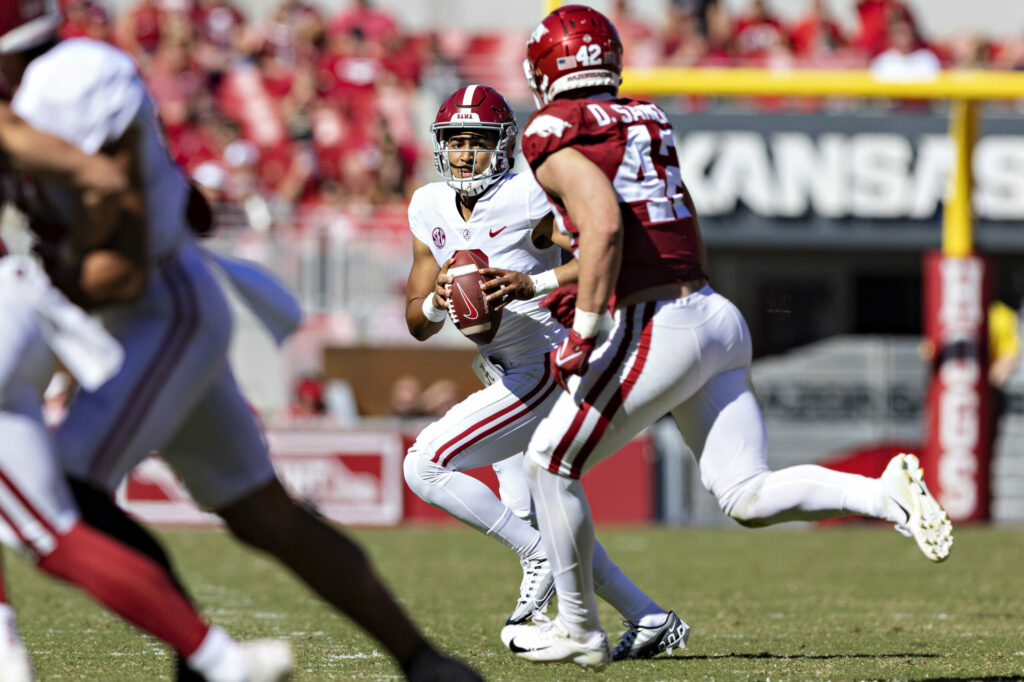 , Alabama Handles Arkansas, But Questions Remain On Bryce Young &#8211; uBetMobile.com