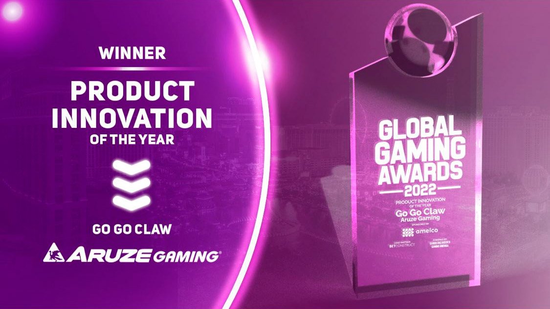 , Aruze&#8217;s Go Go Claw game wins Product Innovation of the Year at 2022 Global Gaming Awards &#8211; uBetMobile.com