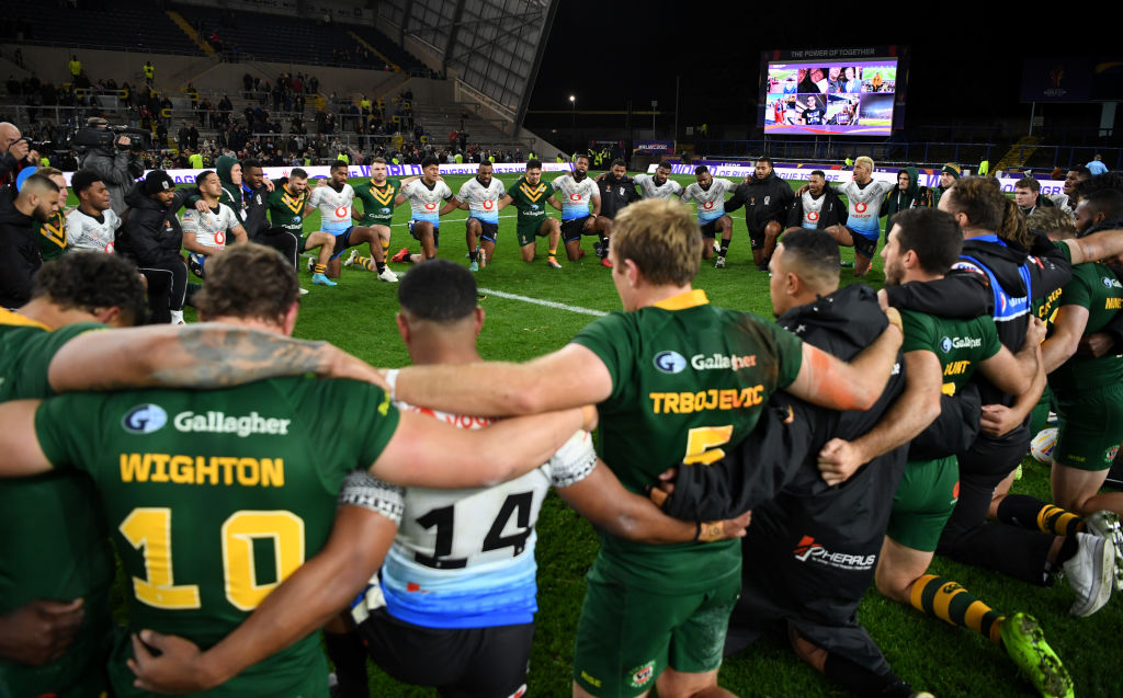 , Australia, Fiji Rugby Players Share Put up-Match Prayer Sing Hymns &#8211; uBetMobile.com