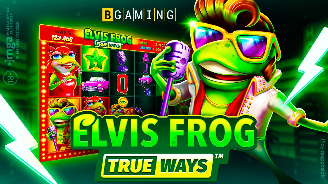 , BGaming releases sequel to its Elvis Frog series with new TRUEWAYS mechanics &#8211; uBetMobile.com