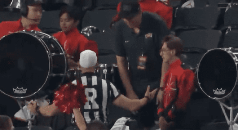 Bizarre Scene Unfolds As Ref Operates Into Stands To Reprimand UNLV Band – uBetMobile.com